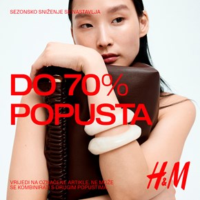 H&M sezonsko sniženje - do 70% popusta